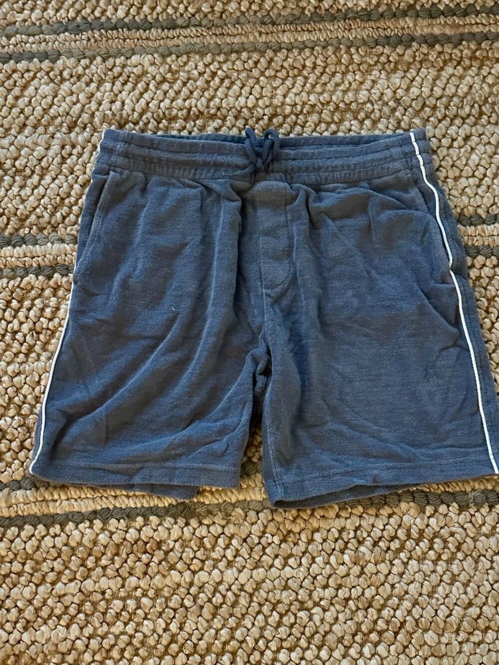 Faherty Cabana Towel Terry Sweatshort – Men’s XL – Eastern Storm